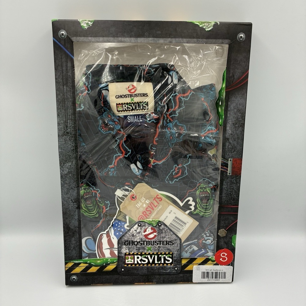 RSVLTS GHOSTBUSTERS AINT AFRAID MULTI MEN'S Small NWT
